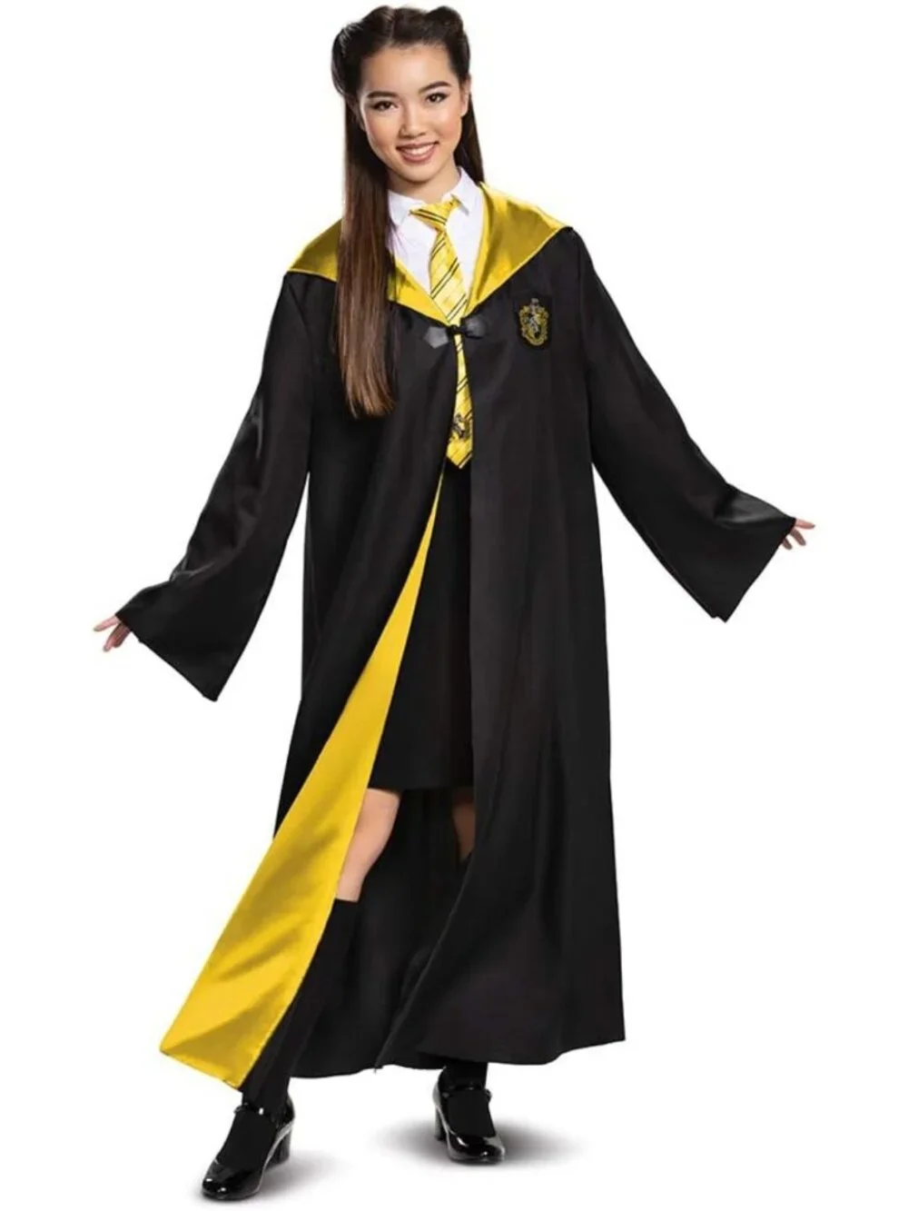 Deluxe Wizarding World Hogwarts House Robe for Adults - Movie Quality Costume